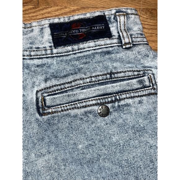 Vtg 1980s 90s Bugle Boy Men's 28x30 31M Toxic Alert Non-Toxic Pants Cargo READ - Picture 7 of 13